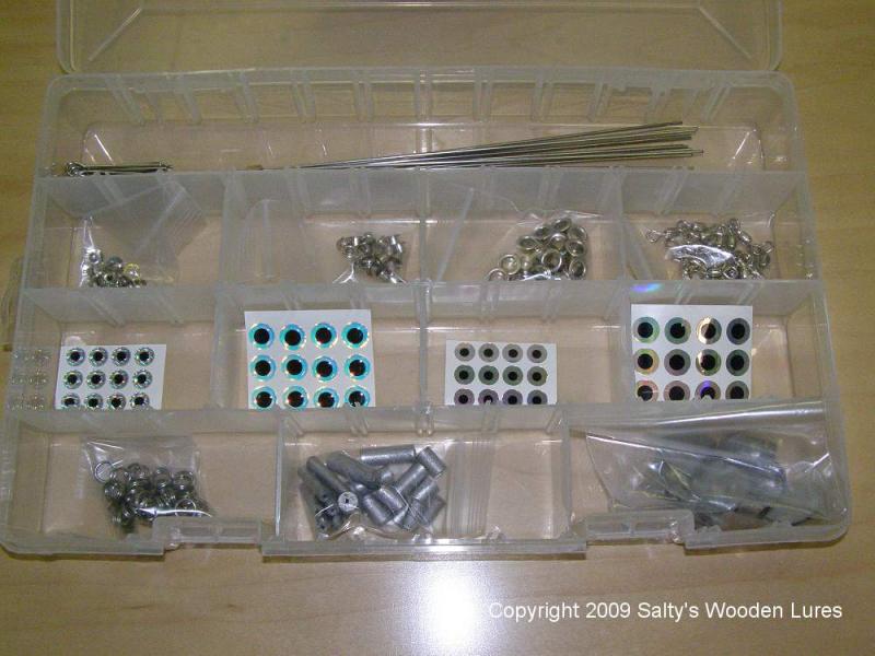 Beginners Saltwater Fishing Lure Building Parts Kits